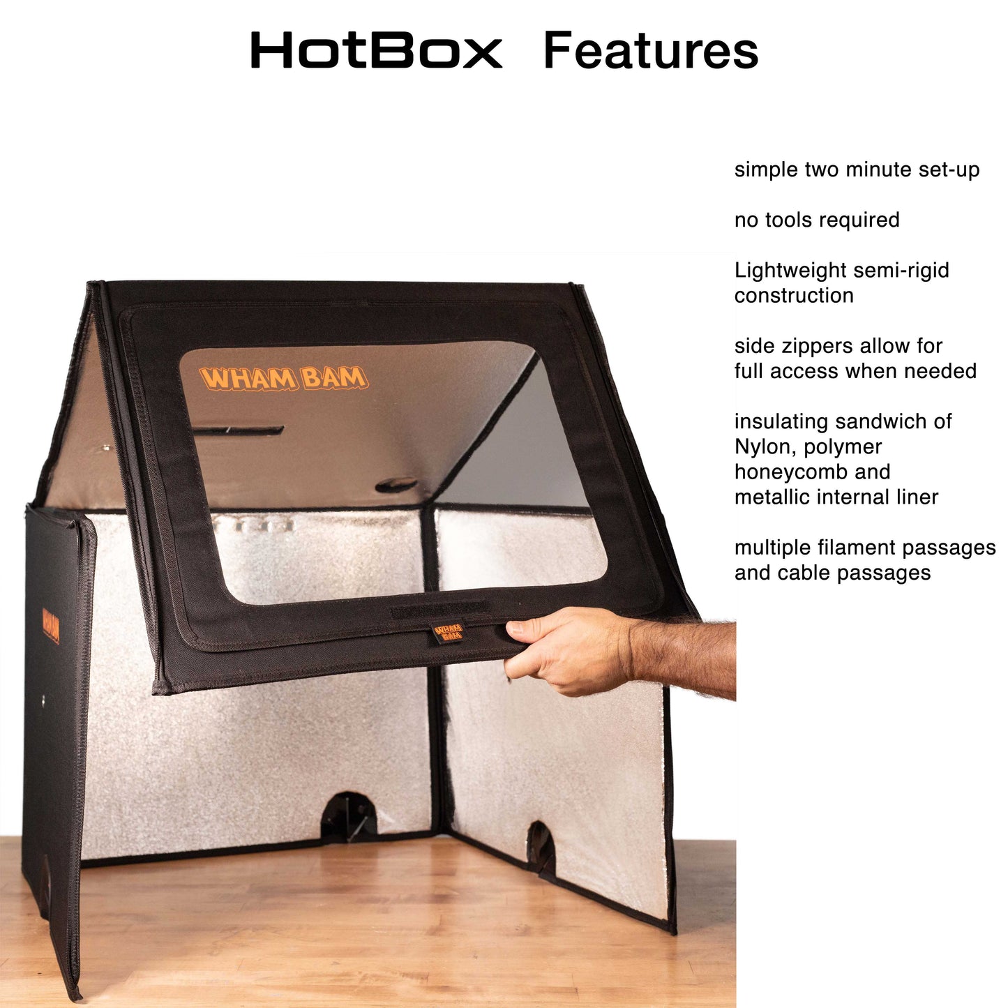 Wham Bam HotBox (V2) 3D Printer Enclosure